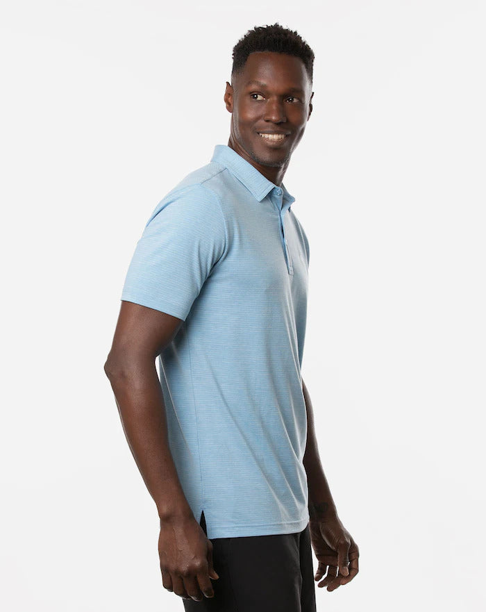 TRAVIS MATHEW THE HEATER HERITAGE BLUE POLO