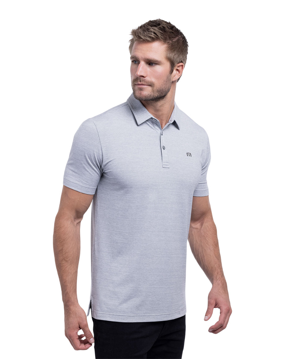 TRAVIS MATHEW THE HEATER HEATHER MICROCHIP POLO