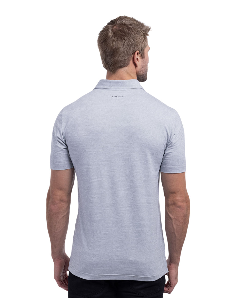 TRAVIS MATHEW THE HEATER HEATHER MICROCHIP POLO