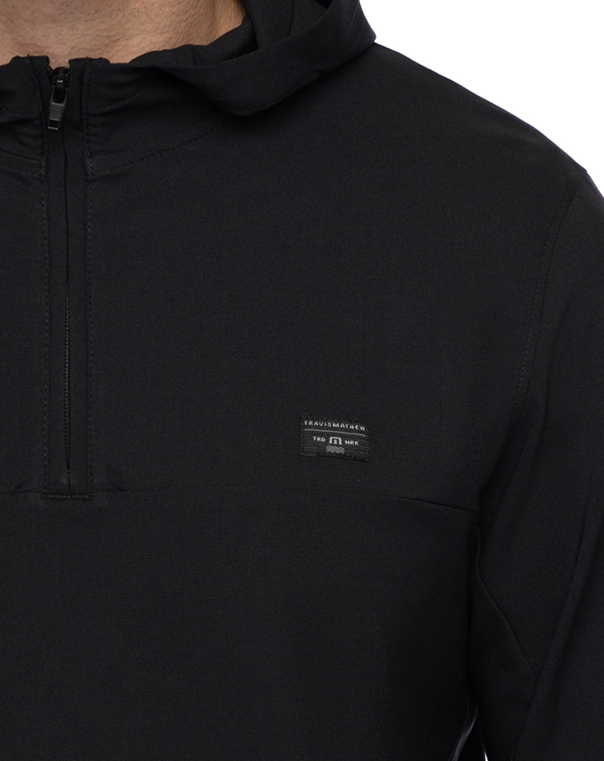 TRAVIS MATHEW - TECH HOODIE QUARTER ZIP