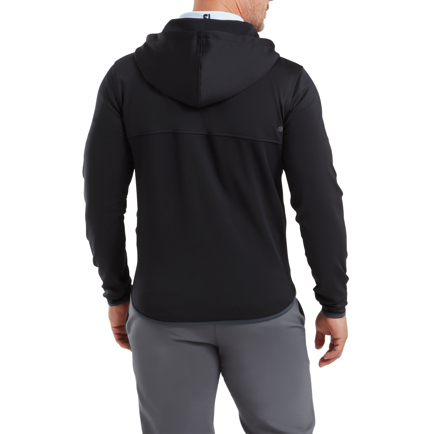 FOOTJOY MENS - THERMOSERIES FULL ZIP BLACK HOODIE