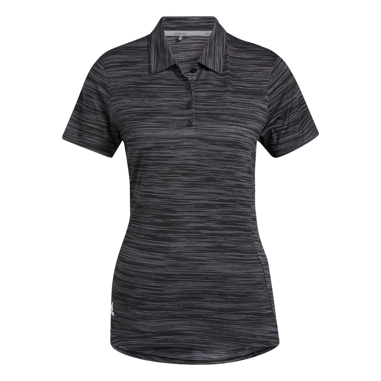 ADIDAS WOMEN'S SPACE-DYED SHORT SLEEVE POLO