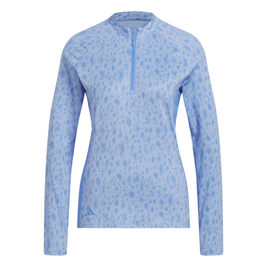 ADIDAS WOMEN'S ULTIMATE 365 PRINTED LONG SLEEVE POLO