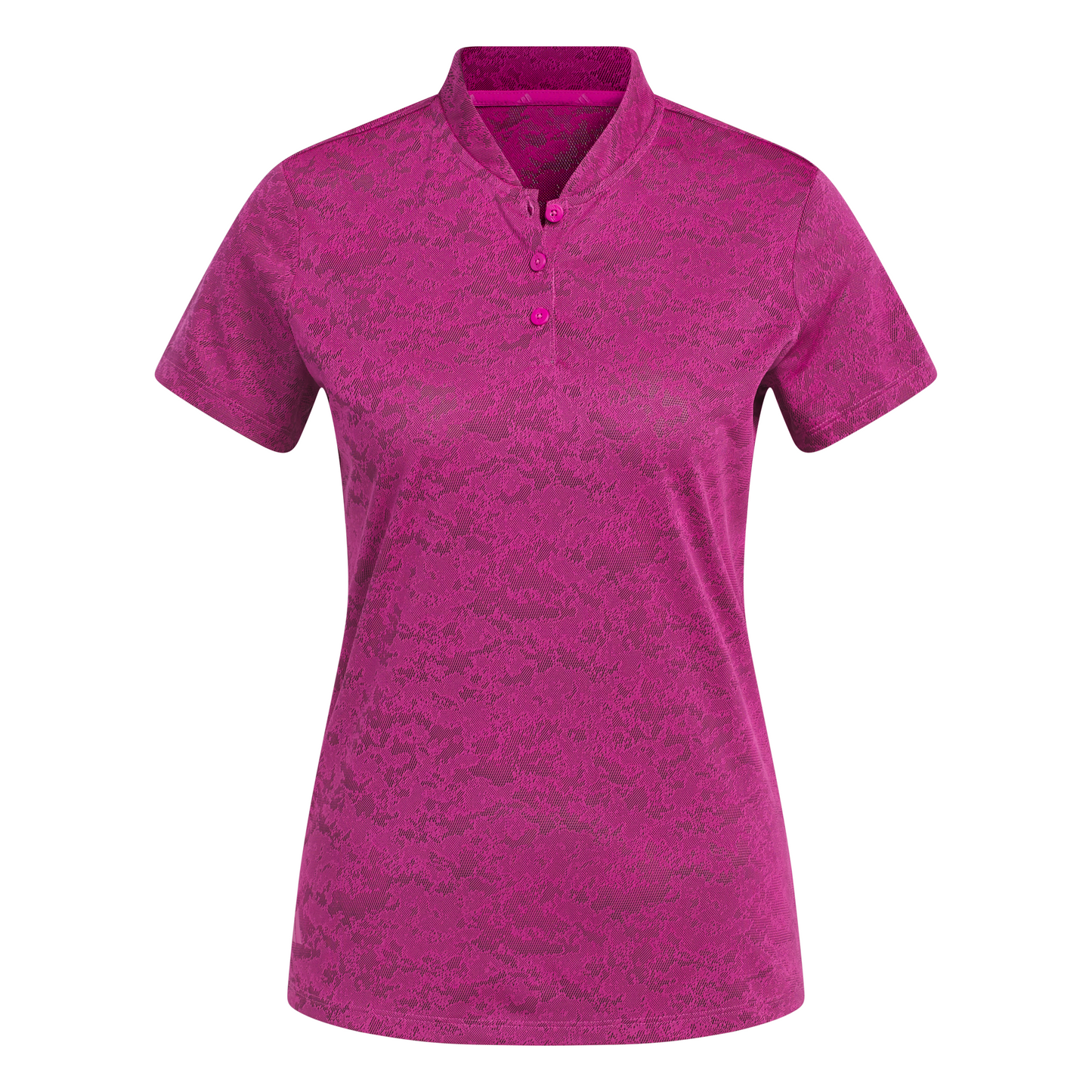 ADIDAS WOMEN'S JACQUARD SHORT SLEEVED POLO