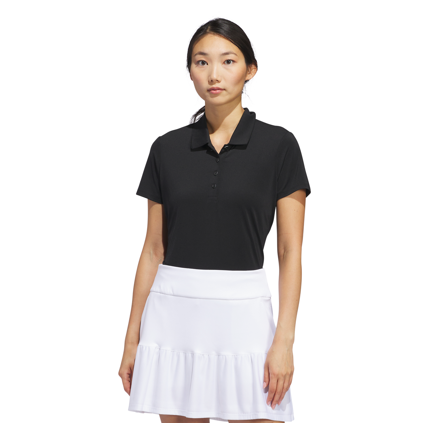 ADIDAS WOMENS ULTIMATE 365 SOLID SHORT SLEEVE POLO