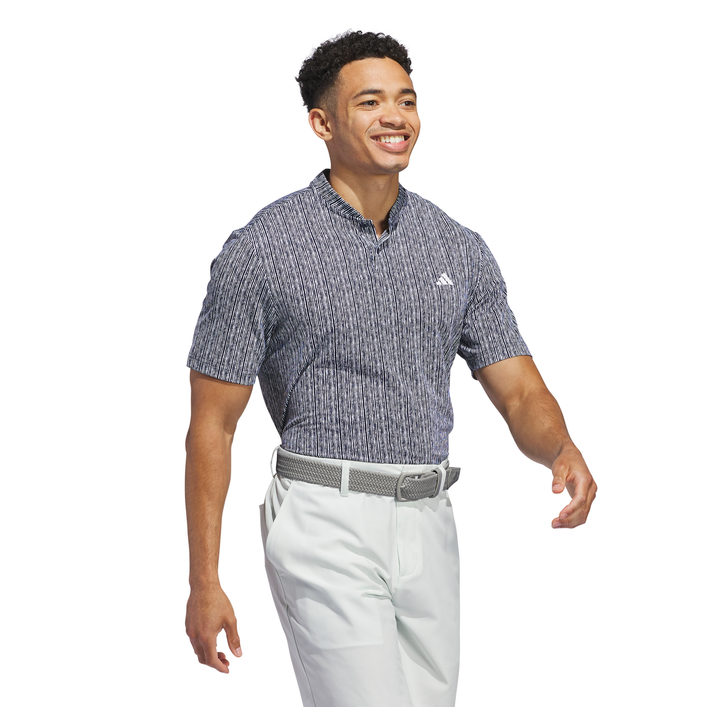 ADIDAS MEN'S SPORT STRIPE POLO