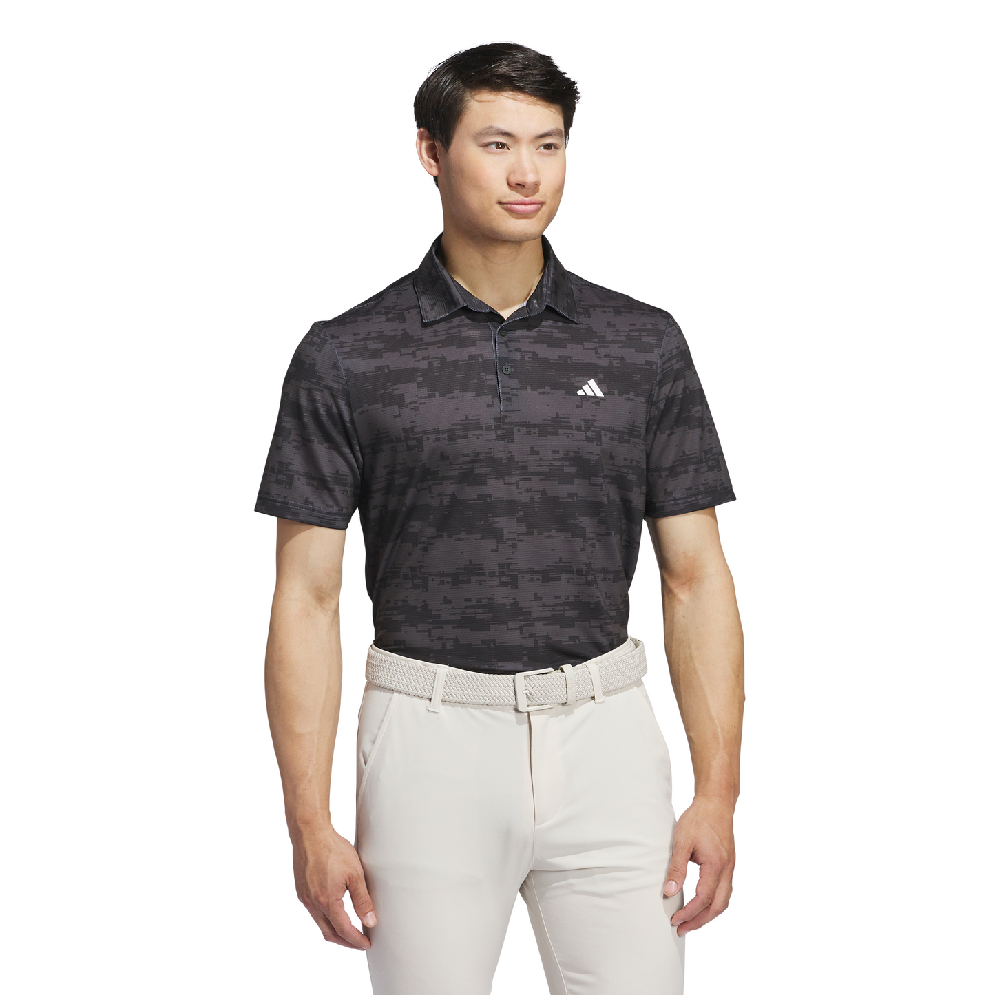 ADIDAS MEN'S ULTIMATE HEAT. RDY STRIPE POLO