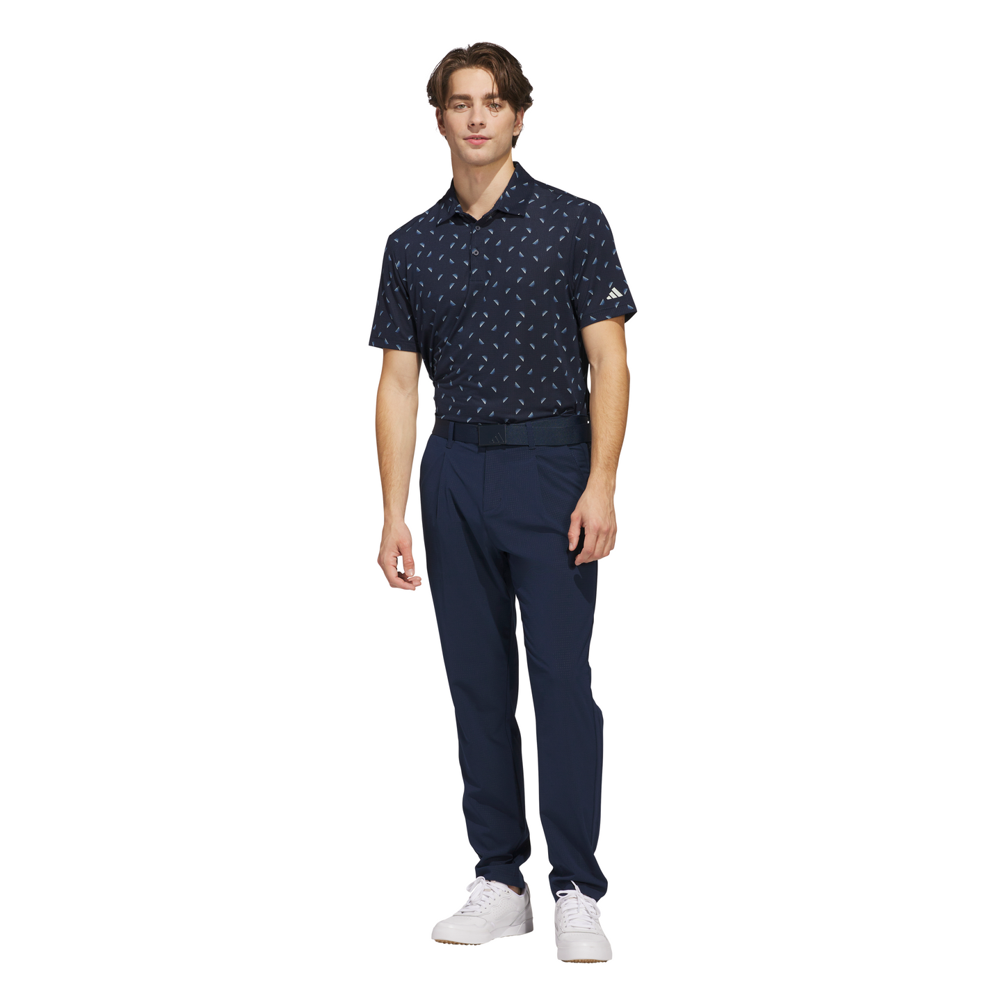ADIDAS MEN'S ULTIMATE 365 ALLOVER PRINT POLO