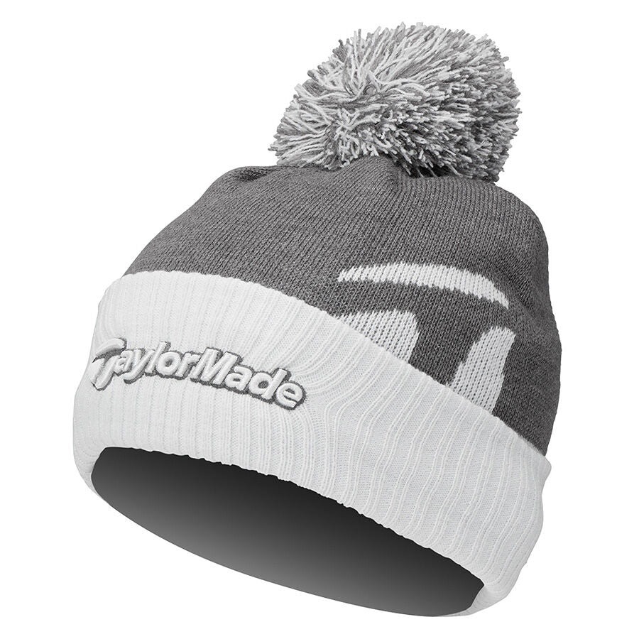 TAYLORMADE MENS BOBBLE BEANIE