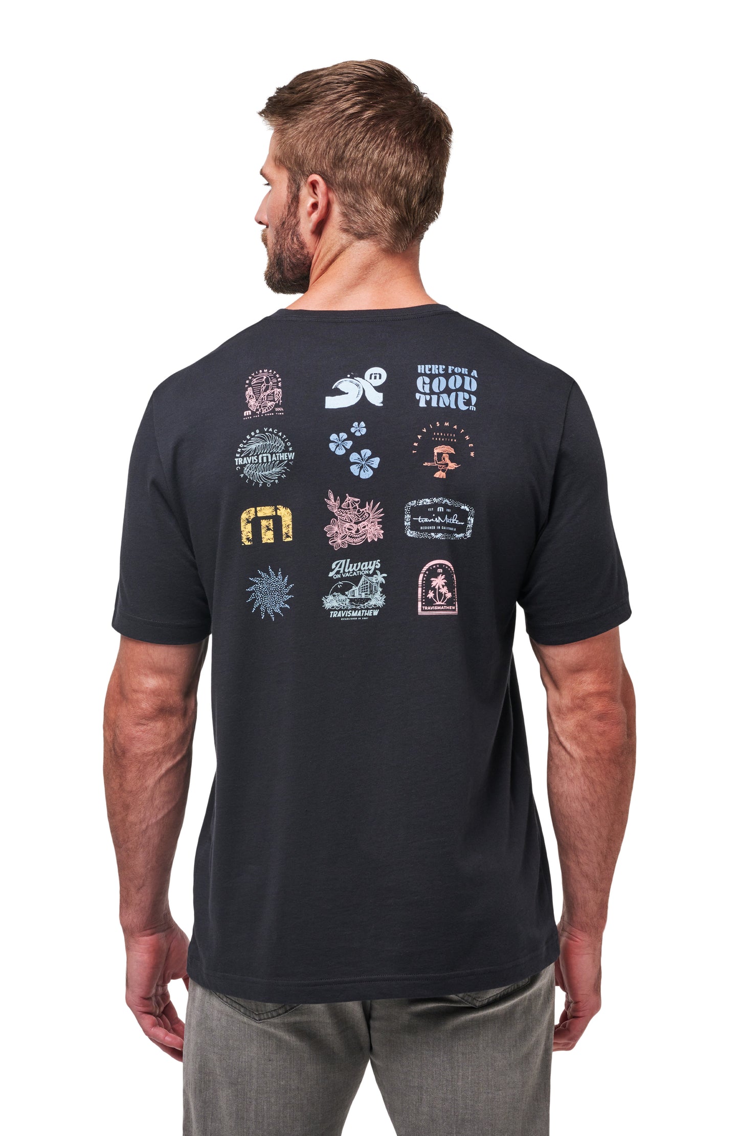 TRAVIS MATHEW TRENCHED T-SHIRT