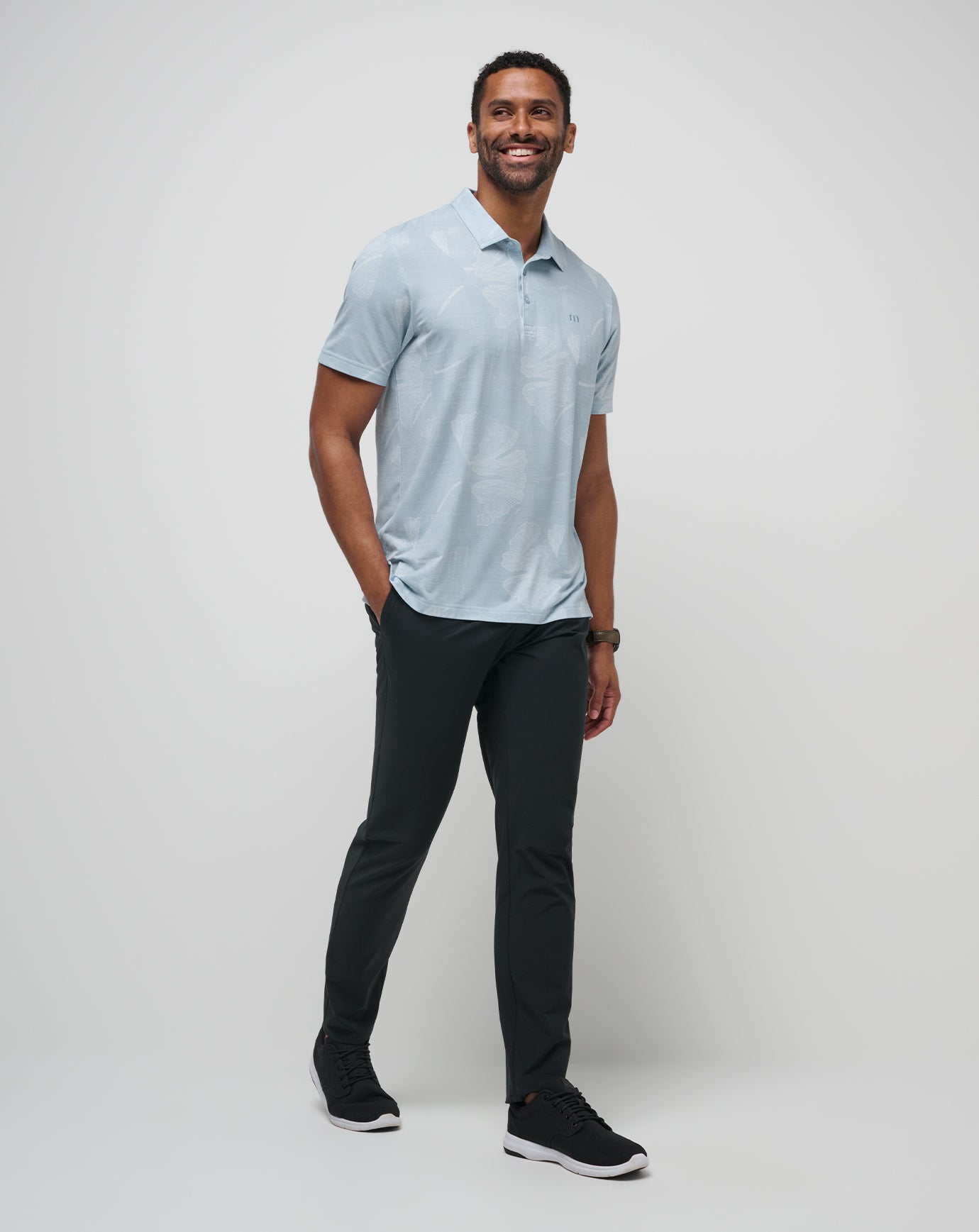 TRAVIS MATHEW FEATHERWEIGHT MIST POLO