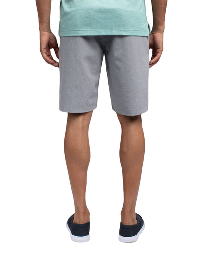 TRAVIS MATHEW LIGHT GREY BECK SHORTS - SIZE 40