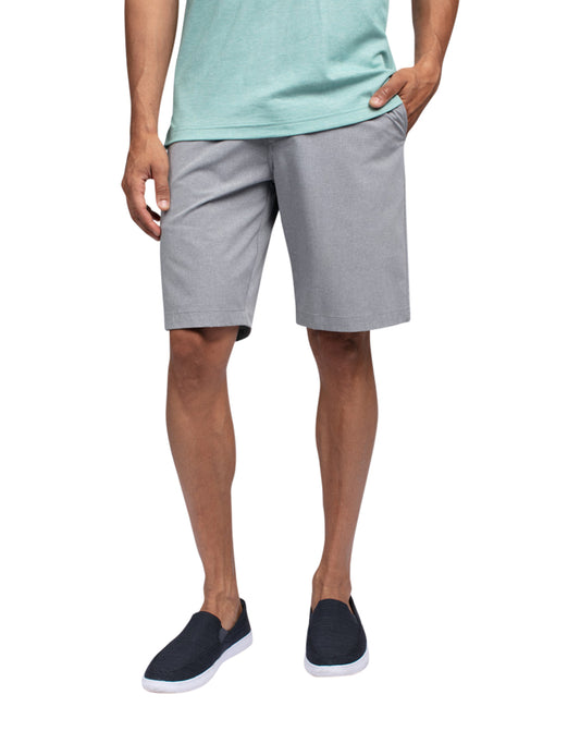 TRAVIS MATHEW LIGHT GREY BECK SHORTS - SIZE 40