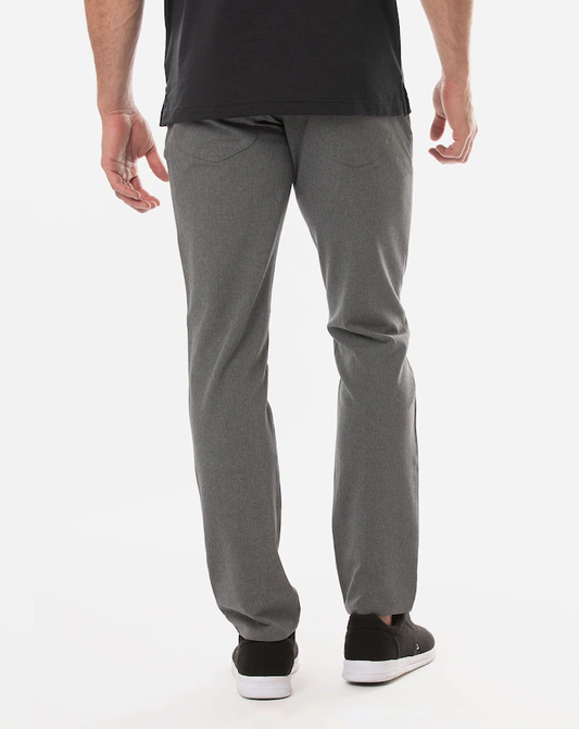 TRAVIS MATHEW GREY OPEN TO CLOSE PANTS