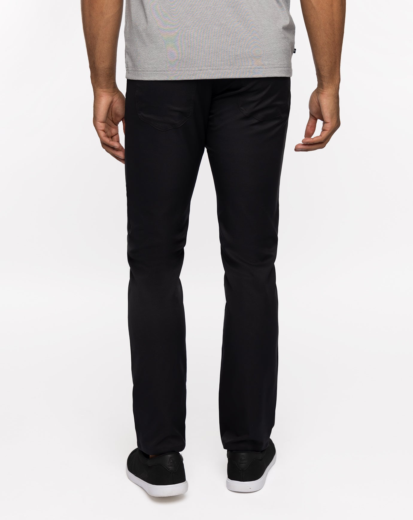 TRAVIS MATHEW BLACK OPEN TO CLOSE PANTS