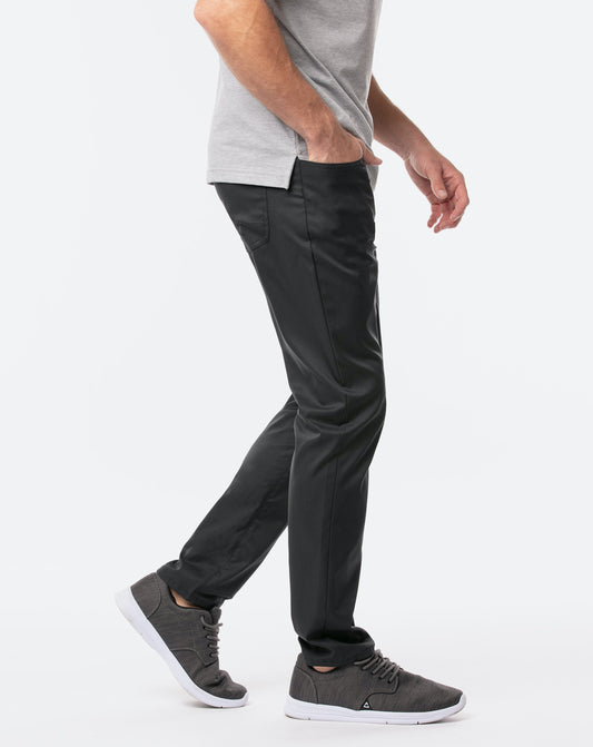 TRAVIS MATHEW BLACK OPEN TO CLOSE PANTS