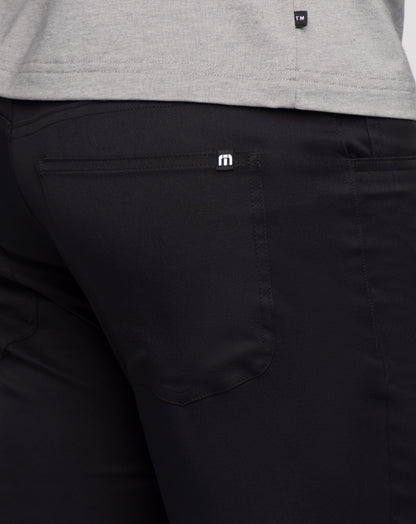 TRAVIS MATHEW BLACK OPEN TO CLOSE PANTS