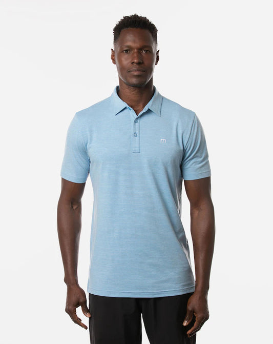TRAVIS MATHEW THE HEATER HERITAGE BLUE POLO