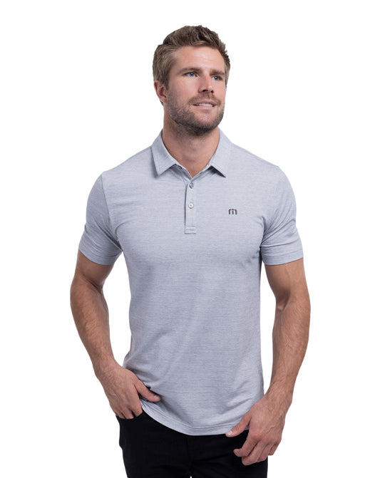 TRAVIS MATHEW THE HEATER HEATHER MICROCHIP POLO