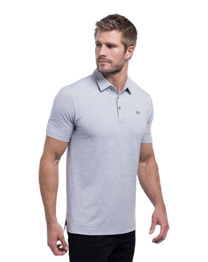 TRAVIS MATHEW THE HEATER HEATHER MICROCHIP POLO