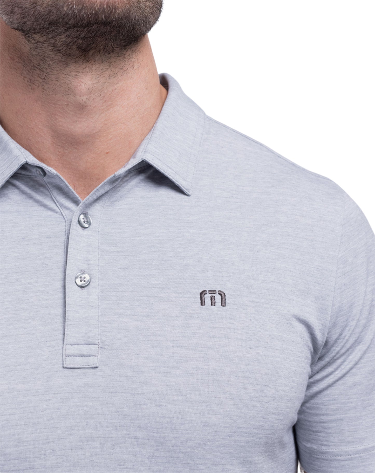 TRAVIS MATHEW THE HEATER HEATHER MICROCHIP POLO