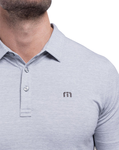 TRAVIS MATHEW THE HEATER HEATHER MICROCHIP POLO