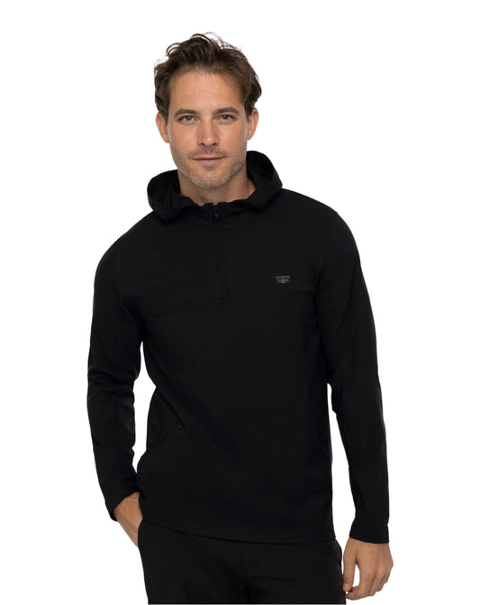 TRAVIS MATHEW - TECH HOODIE QUARTER ZIP