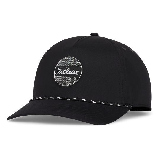 TITLEIST CAP - 24 BRDWLK ROPE BLACK/WHITE