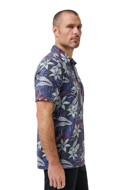 TRAVIS MATHEW POLO - FEATHERWEIGHT OPEN BAY - BLACK