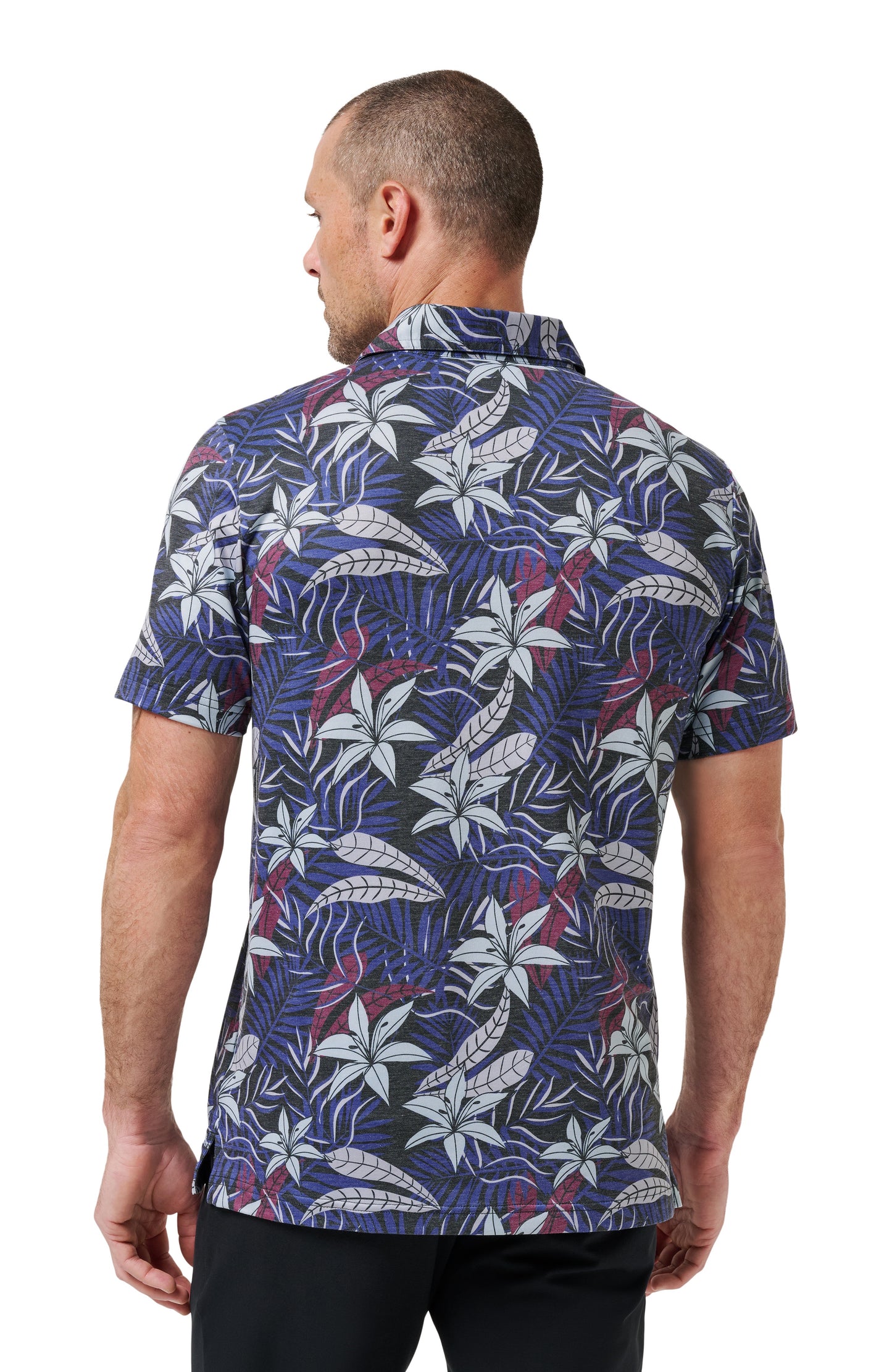 TRAVIS MATHEW POLO - FEATHERWEIGHT OPEN BAY - BLACK