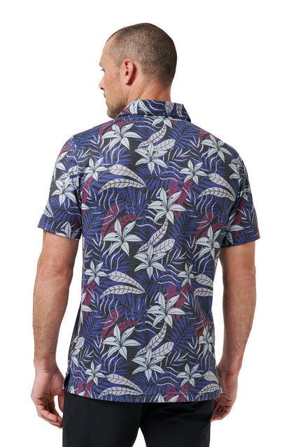 TRAVIS MATHEW POLO - FEATHERWEIGHT OPEN BAY - BLACK