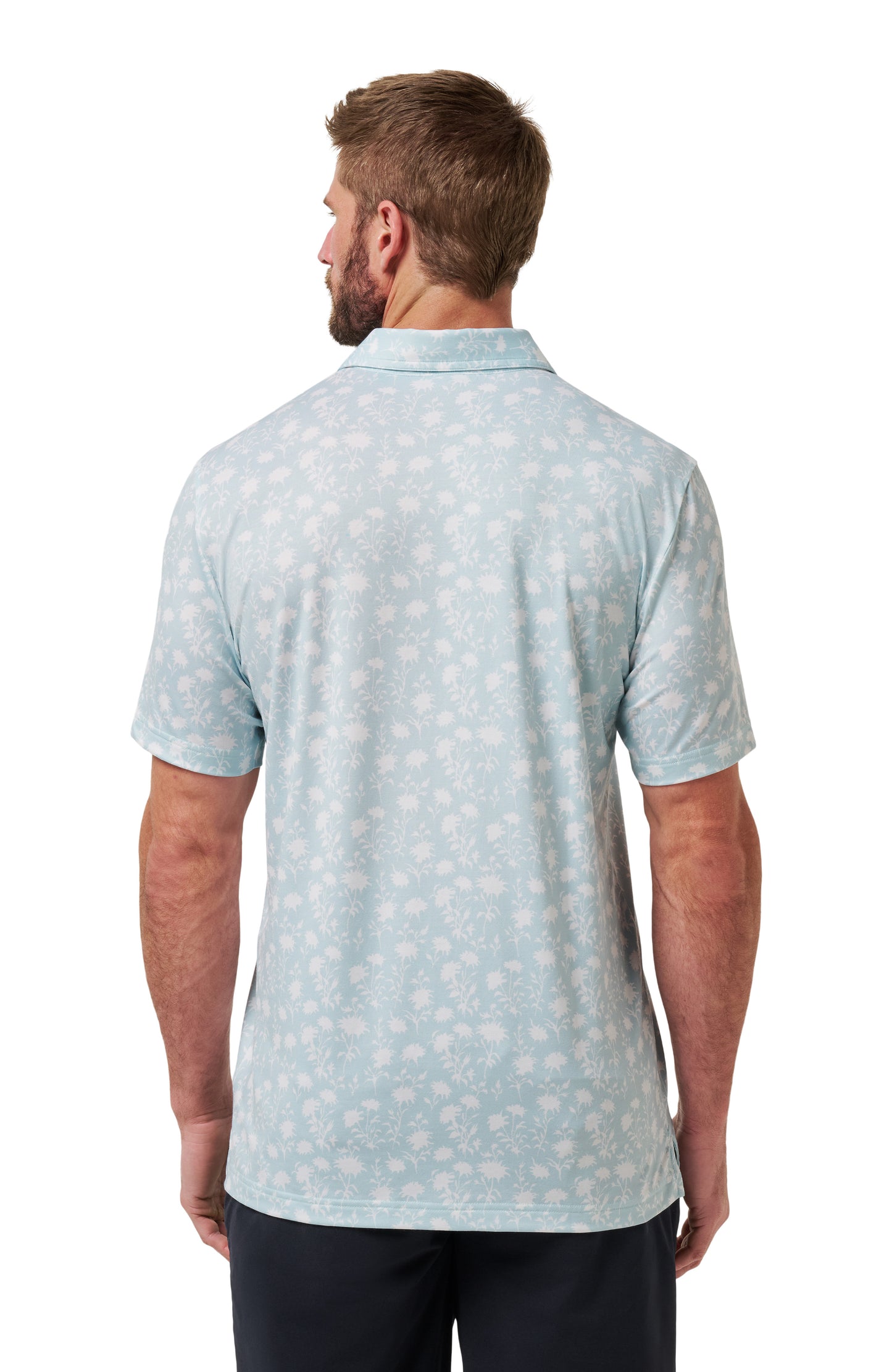 TRAVIS MATHEW POLO - FEATHERWEIGHT COVE - AZZURRO