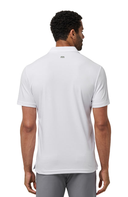 TRAVIS MATHEW POLO PERFECT MEMORY - WHITE