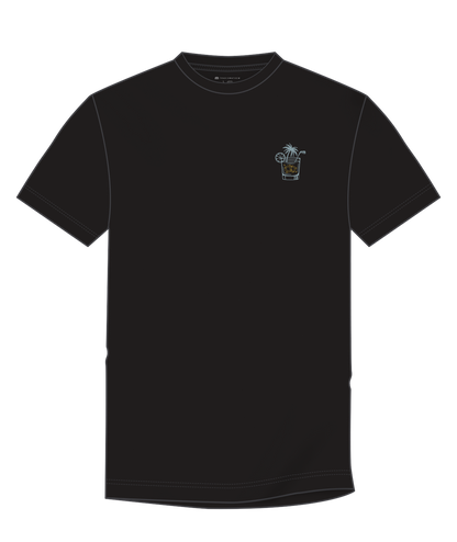 TRAVIS MATHEW BEVERAGE CART TEE - BLACK