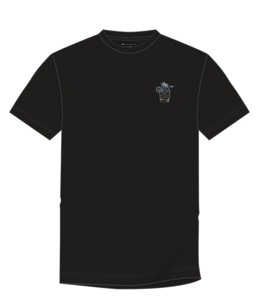 TRAVIS MATHEW BEVERAGE CART TEE - BLACK