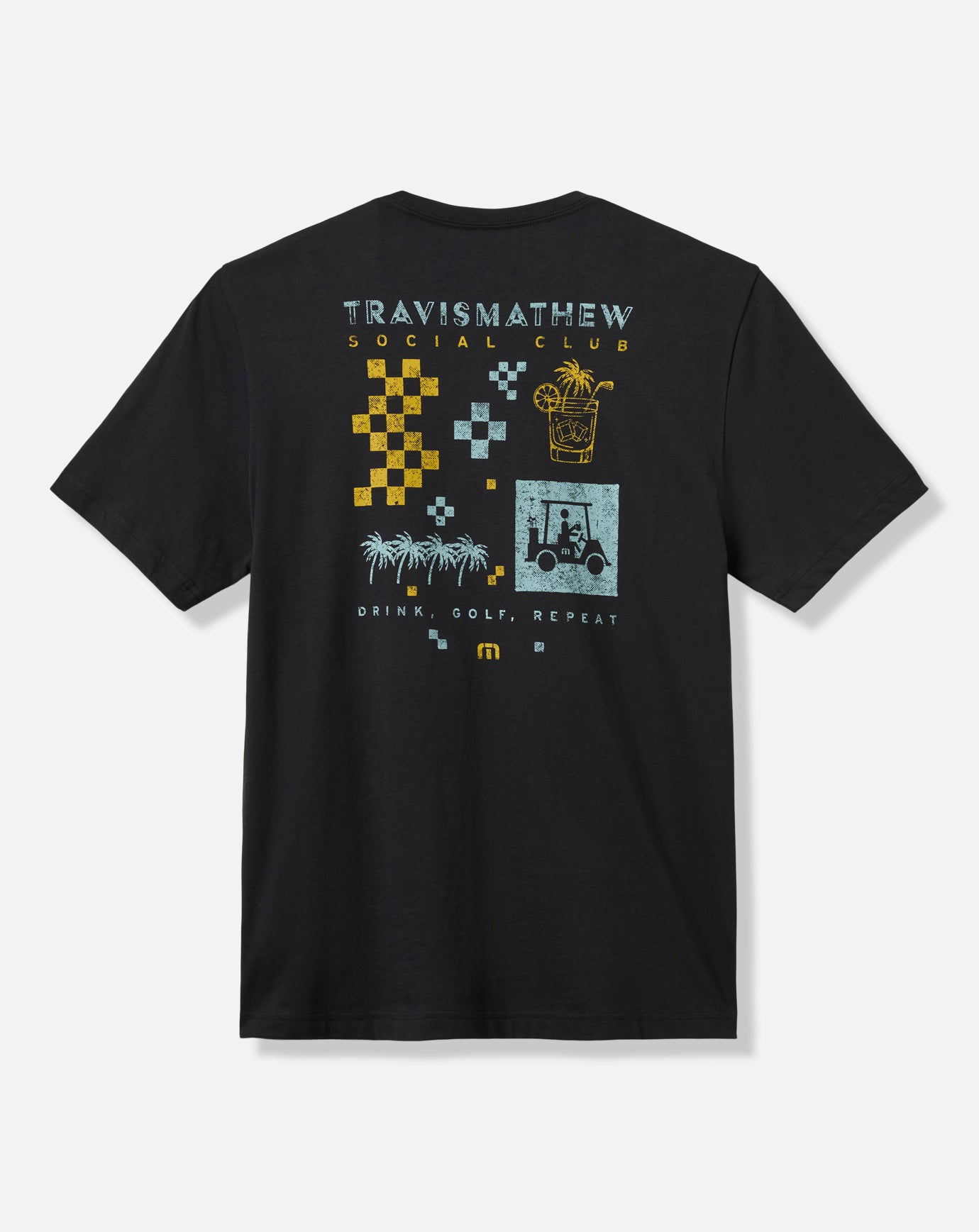 TRAVIS MATHEW BEVERAGE CART TEE - BLACK