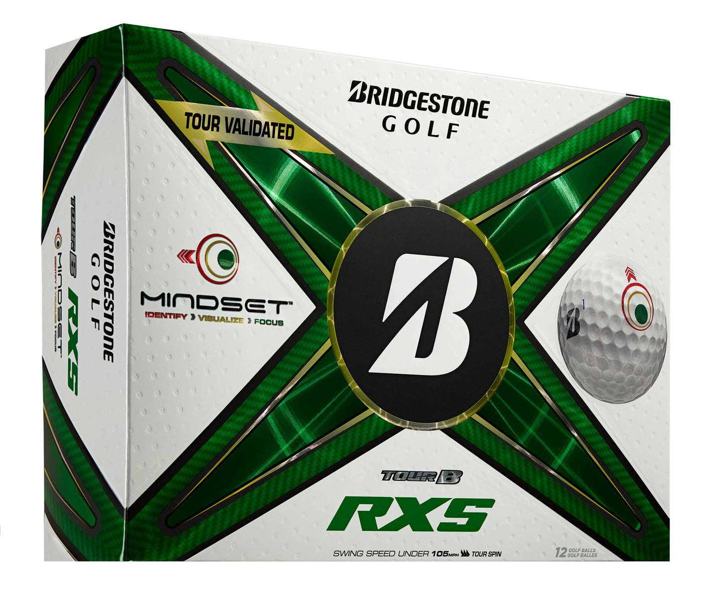 BRIDGESTONE TOUR B RXS MINDSET BALL