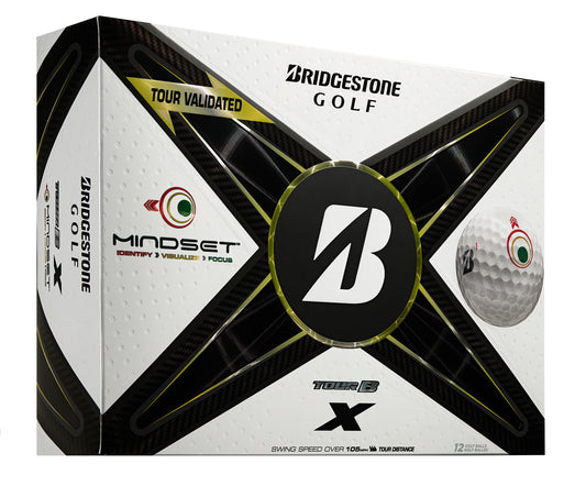 BRIDGESTONE TOUR B X MINDSET BALL