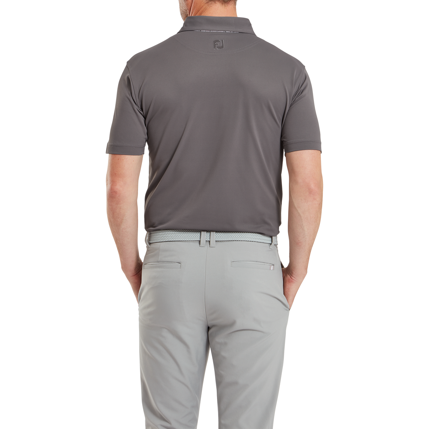 FOOTJOY PRIMROSE TRIM GRAVEL POLO