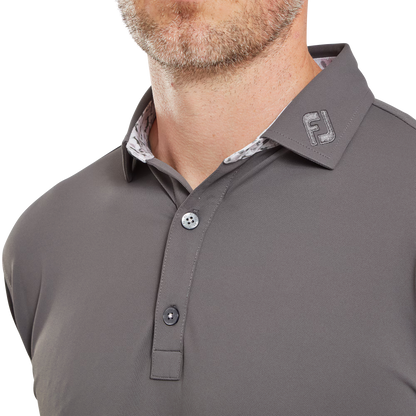 FOOTJOY PRIMROSE TRIM GRAVEL POLO