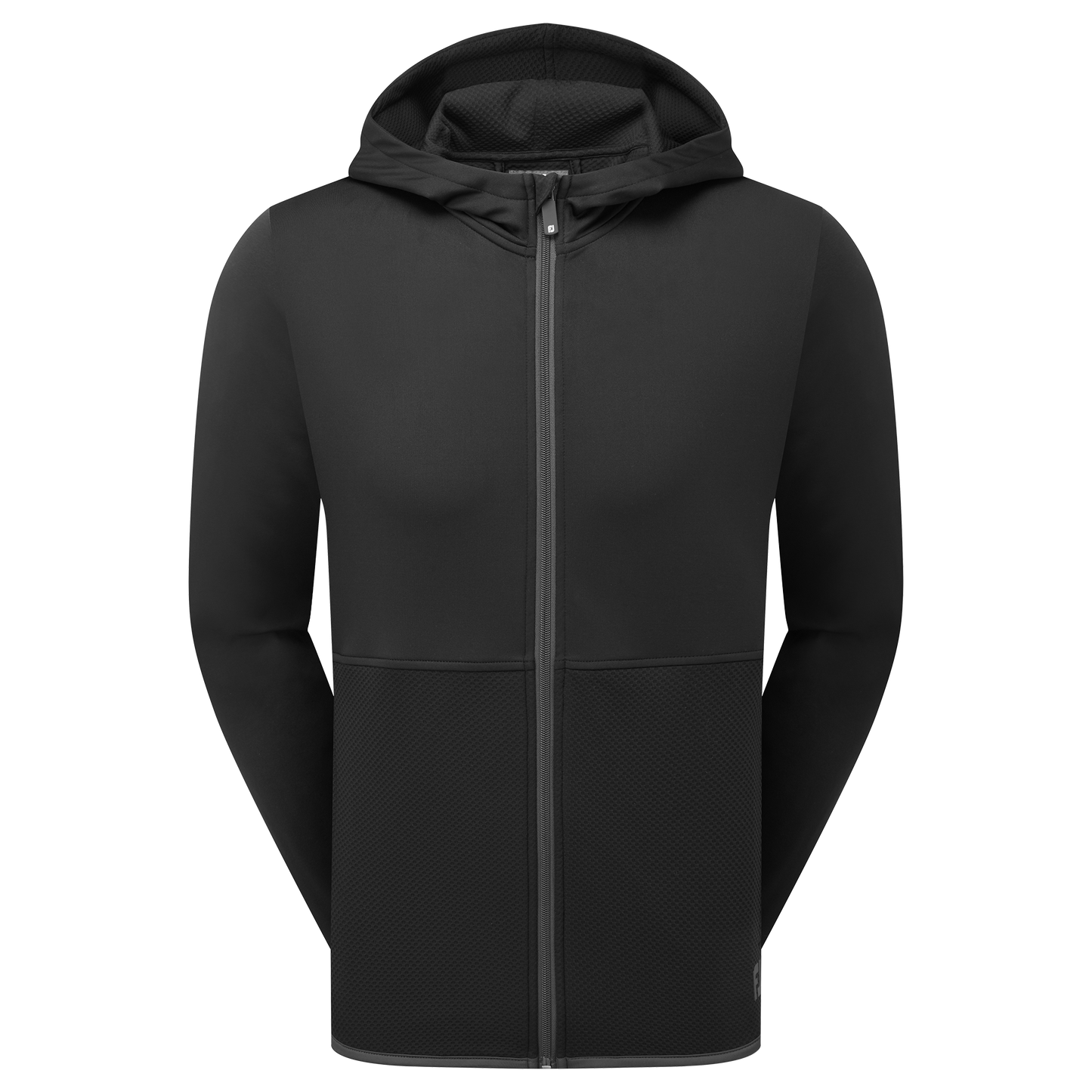 FOOTJOY MENS - THERMOSERIES FULL ZIP BLACK HOODIE