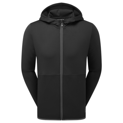 FOOTJOY MENS - THERMOSERIES FULL ZIP BLACK HOODIE