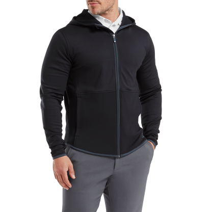 FOOTJOY MENS - THERMOSERIES FULL ZIP BLACK HOODIE