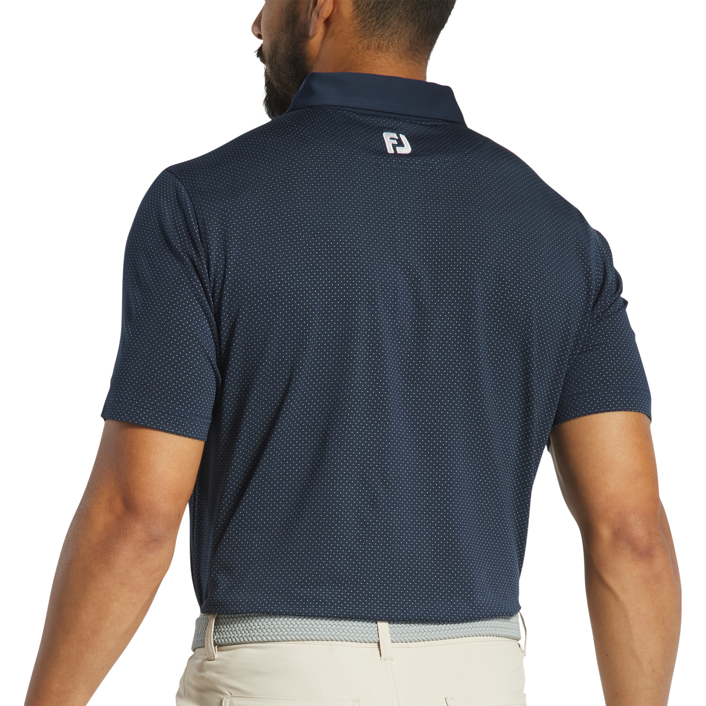 FOOTJOY JACQUARD DOT LISLE POLO