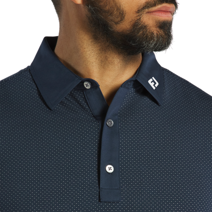 FOOTJOY JACQUARD DOT LISLE POLO