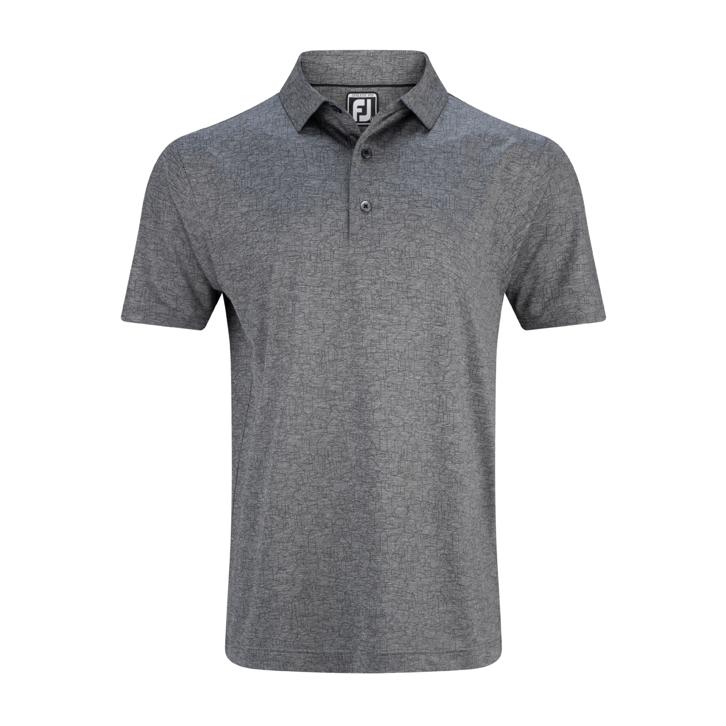 FOOTJOY  SCOTTISH TOWN PRINT MEN'S POLO