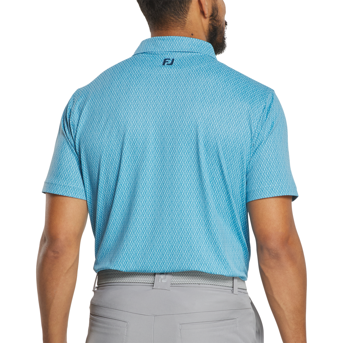 FOOTJOY MODERNIST GEO PIQUE POLO