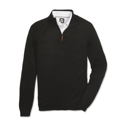 FOOTJOY MENS - WOOL BLEND HALF ZIP PULLOVER
