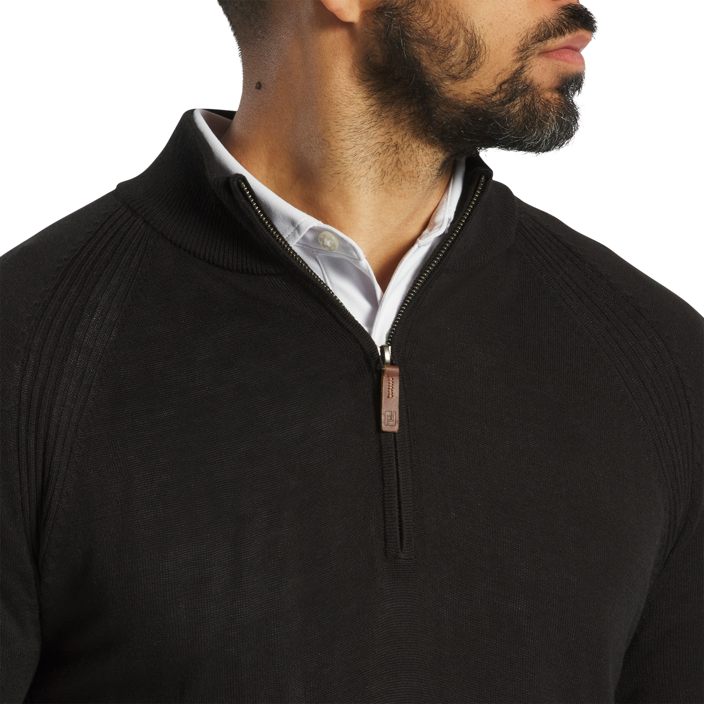 FOOTJOY MENS - WOOL BLEND HALF ZIP PULLOVER