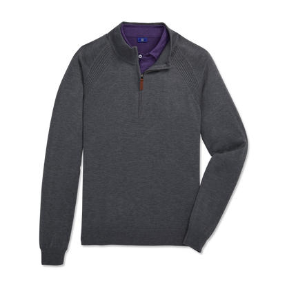 FOOTJOY MENS - WOOL BLEND HALF ZIP PULLOVER